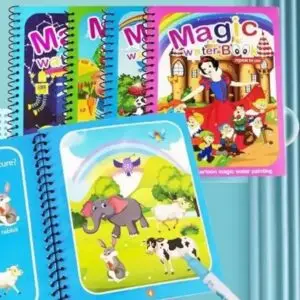 Magical Water Painting Book – Fun & Mess-Free Coloring for Kids (Set of 4)